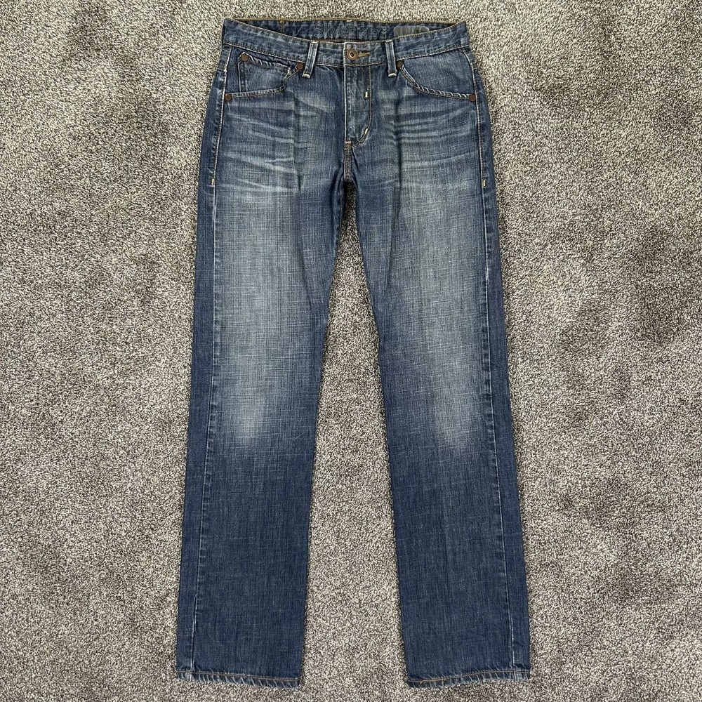 Levis Silver Tab Slim Straight Vintage Wash Denim Jeans Mens 32x34 Casual Skater
